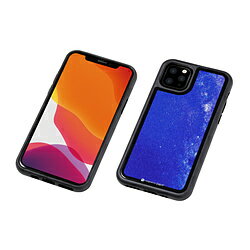 DEFF iPhone 11 Pro 5.8インチ用 HYBRID CASE Etanze 化学強化ガラス＆TPU複合素材ケース 星空ブルー BKS-IPE19SSBU BKSIPE19SSBU