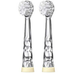 シースター こども用電動歯ブラシ 「ベビースマイルレインボー」替えブラシ かため S-204HB [振込不可]