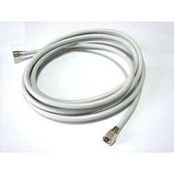 SSAサービス 3m 4K8K対応 テレビアンテナケーブル 【地上波デジタル、BSデジタル、CSデジタル】 4C F型両端ストレート グレー S4-FP-FP-3 S4FPFP3