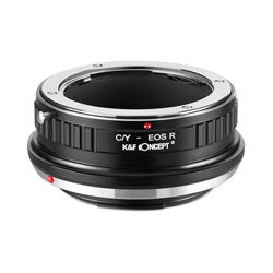 K＆F Concept マウントアダプター KF-CYRF （ヤシカ・コンタックスマウントレンズ → キヤノン│RFマウント変換） KF-CYRF KFCYRF 【864】