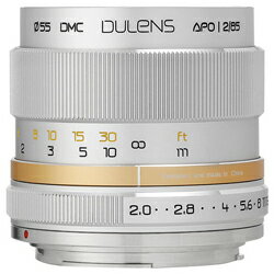若明光学 カメラレンズ 毒鏡 DULENS APO 85mm F2 シルバー D85APO_SL(EF) ［キヤノンEF］ D85APOSLEF