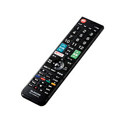ELECOM(エレコム) テレビ用リモコン LG対応 60ボタン 設定済み かんたん操作 SIMPLINK対応 赤外線IR ブラック ERCTV02XBKLG