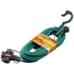 ハタヤリミテッド 2P接地付延長コード　10m　アースグリーン　SX103KG SX103KG