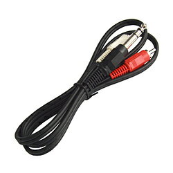 ●規　格片側：φ6.3mmステレオ標準プラグ（オス）×1片側：RCAプラグ（オス）×2●長さ：1m●色：ブラック●プラグ：ニッケルメッキプラグ●線　材：高純度OFCケーブル(99.996%)形状ミニプラグ・標準プラグ　-　RCA（ピンプラグ）CDデッキ等とミキサー、アンプ等を接続して再生する場合に使用するケーブルです。