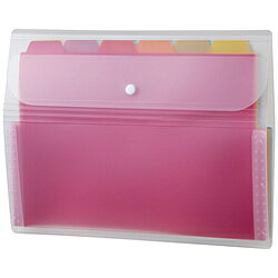 色別仕切りでさらに検索性を高めたドキュメントホルダーA4 クリアーファィルがそのまま入るワイド設計　かさばらない薄型ケースなので携帯に便利12仕切、13ポケット仕様なので月次書類、帳票、取扱説明書等の分類整理に最適　ラクラク検索　間口が大きく開くから書類が取り出しやすく、書類を入れたまま検索できます。仕様1規格:A4　ヨコ　12仕切り13ポケット　本体サイズ:外寸:縦260×横325×幅18mm　表紙材質／PP 0.6mm ポケット材質／PP　ホック／POM　タイトルシール/紙検索しやすい12色のグラテーションが美しいレインボーカラーのキュメントホルダー