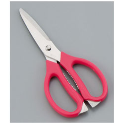 遠藤商事 TKG キッチンバサミ(ステンレス) レッド ＜BHS2901＞ BHS2901 [振込不可]