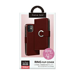 樂天商城 - PGA iPhone 12 mini 5.4インチ対応リングフリップカバー レッド Premium Style レッド PG-20FFP06RD PG20FFP06RD 【864】