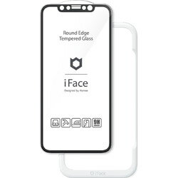 HAMEE iPhone 11/XR専用 iFace Round Edge Tempered Glass Screen Protector ラウンドエッジ強化ガラス 画面保護シート iFace ブラック 41-890271