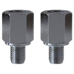 TANAX CM-1ネジケイHアダプター バイクミラー ナポレオン（NAPOLEON） ネジ径変換アダプタ― カラー： メッキ（正10mm→正8mm） CM1