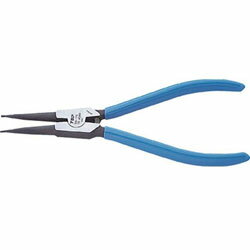 TOP工業 SS-125F TOP スナップリングプライヤ 軸用直爪 125mm使用範囲3~9mm SS125F