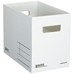 コクヨ 収納ボックス Mサイズ NEOS（ネオス） ホワイト A4-NEMB-W A4NEMBW