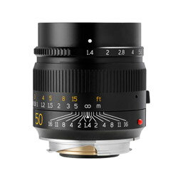 銘鏡光学 カメラレンズ TTArtisan 50mm f/1.4 ASPH【ライカMマウント】 TTArtisan ブラック ［ライカM /単焦点レンズ］ M50MMF1.4ASPHB [代引不可]