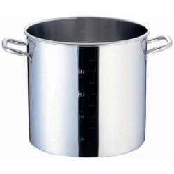 遠藤商事 SAパワー・デンジ寸胴鍋 目盛付(蓋無) 21cm ＜AZV7021＞ ［IH対応］ AZV7021