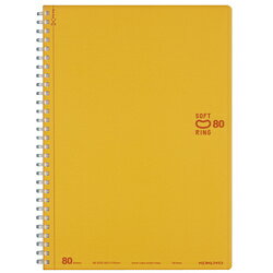 コクヨ [ノート] ソフトリングノート （ドット入り罫線） (B5・B罫・80枚) スSV308BTYR　橙