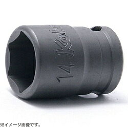 山下工業研究所 23400M-18 3/8インチ(9.5mm) 6角インダストリアルソケット 18mm 23400M18