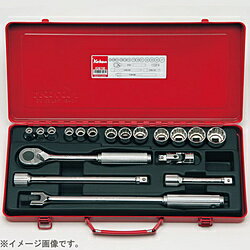 山下工業研究所 4261M 1/2インチ(12.7mm) ソケットセット 18pc 4261M