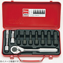 乐天商城 - 山下工業研究所 4227M 1/2インチ(12.7mm) ソケットセット 10pc 4227M