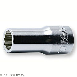 山下工業研究所 3305XA-3/8 3/8インチ(9.5mm) 12角セミディープソケット 3/8インチ 3305XA38