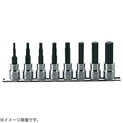 樂天商城 - 山下工業研究所 RS3010A/8-L50 3/8インチ (9.5mm) ヘックスビットソケット レールセット 全長50mm 8pc RS3010A8L50