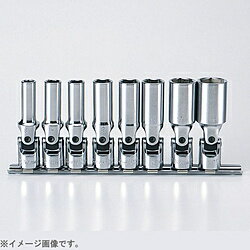 乐天商城 - 山下工業研究所 RS3340M/8-L75 3/8インチ(9.5mm) 6角ユニバーサルディープソケットレールセット 8pc RS3340M8L75