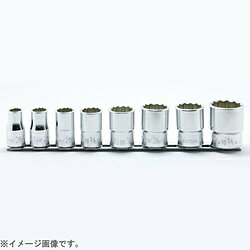 山下工業研究所 RS4405W/8 1/2インチ(12.7mm) 12角BSWソケット(英国規格ソケット)レールセット 8pc RS4405W/8 RS4405W8