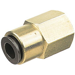 千代田通商 12-03F チヨダ フジフィメイルコネクター(金属) 12mm・RC3/8 1203F(4.0)