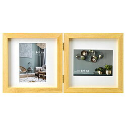 ハクバ SQ（スクウェア）木製額 「tetra（テトラ）」 Lサイズ 2面 ナチュラル FSQTT-NTL2 FSQTTNTL2