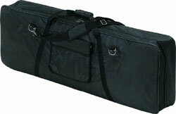 76鍵盤用キーボードバッグ対象:76鍵盤キーボード等 内寸:全長約128cm、幅約42cm、厚さ約16cm耐荷重量:25kgカラー:ブラック アクセサリーポケット付ショルダーストラップ付76鍵盤用キーボードバッグ