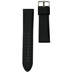 クレファー クレファー時計ベルト 24mm シリコン No.Si-16 黒 SI16