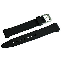 クレファー クレファー時計ベルト 16mm ウレタン No.KU-22 黒 KU22