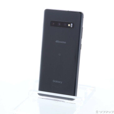 【中古】SAMSUNG(サムスン) GALAXY S10+ 128GB プリズムブラック SC-04L docomoロック解除SIMフリー【291-ud】