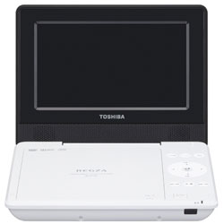 ポータブルDVDプレイヤー TOSHIBA(東芝) SD-P710S ポータブルDVDプレーヤー REGZA（レグザ） ホワイト [7V型ワイド] SDP710S