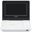 ポータブルDVDプレイヤー TOSHIBA(東芝) SD-P710S ポータブルDVDプレーヤー REGZA（レグザ） ホワイト [7V型ワイド] SDP710S 【864】