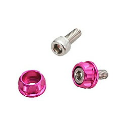 デイトナ 91953 ナンバーホルダーセット M6 ピンク 91953