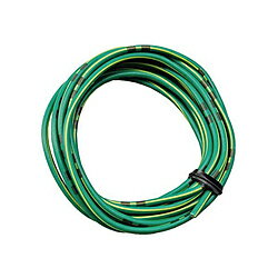 デイトナ 93189 純正色ハーネス 緑/黄0.75F 93189