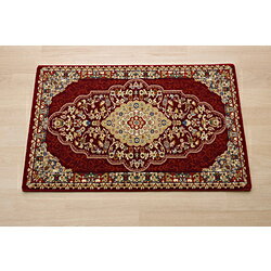 イケヒコ 玄関マット ベルミラ 70×120cm ワイン 2037979