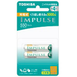 TOSHIBA(東芝) 【単4形ニッケル水素充電池】 TNH-4LE 2P 2本 「IMPULSE」(ライトタイプ) TNH4LE2P TOSHIBA(東芝) 【単4形ニッケル水素充電池】 TNH-4LE 2P 2本 「IMPULSE」(ライトタイプ) TNH4LE2P