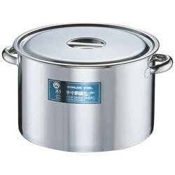 遠藤商事 SA18-8 半寸胴鍋(目盛付) 27cm ＜AHV11027＞ AHV11027