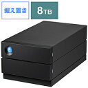 ELECOM(エレコム) STHJ8000800 外付けHDD USB-C接続 2big RAID(Mac/Windows11対応) ［8TB /据え置き型］ STHJ8000800