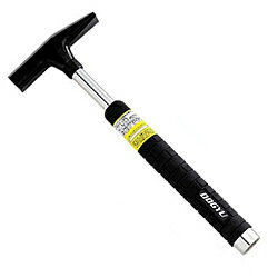 電気・設備作業用のハンマーです。ブリキヤ型です。柄尻に17mmソケット付です。仕様●全長： 270mm●頭の全長： 103mm●口径： 18×18mm電気・設備作業用のハンマーです。