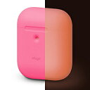 ELAGO AirPods 2nd GenerationpP[X Neon Pink EL_A2WCSSCAW_NP EL_A2WCSSCAW_NP