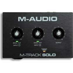 【02/上旬発売予定】 M-AUDIO USBオーディオインターフェース M-Track Solo MTRACKSOLO