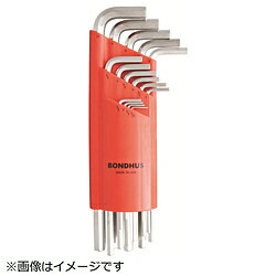 ボンダス ボンダス　六角ロングL－レンチ　セット15本組（1．27－10mm） HLX15MB HLX15MB