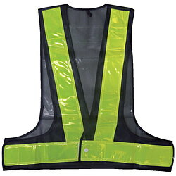 ミズケイ ミズケイ　アピール安全ベスト「宣伝マン」＜紺／黄＞ 5941014 5941014