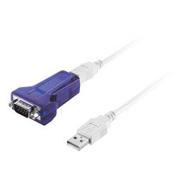 IO DATA(アイオーデータ) USB-A ⇔ USB-Bケーブル 1m ＋［USB-B メス←オス D-sub 9ピン(RS-232C)］変換アダプタ (Mac/Windows11対応) USB-RSAQ7R USBRSAQ7R