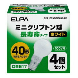 ELPA 長寿命ミニクリ 36W 4PEKP100V36LW(W)4P EKP100V36LWW4P