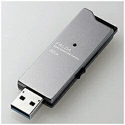 ELECOM(エレコム) MF-DAU3032GBK USBメモリ MF-DAU3BKシリーズ ブラック [32GB /USB3.0 /USB TypeA /スライド式] MFDAU3032GBK [振込不可]