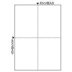 ヒサゴ 〔各種プリンタ〕FSC（R）認証 マルチプリンタ帳票 白紙 0.08mm [A4 /2400枚 /4面] FSC2006W FSC2006W