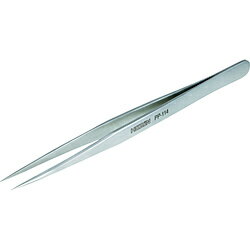 ■コストパフォーマンスに優れた完全非磁性ピンセットです。【仕様】・全長（mm）： 140・幅（mm）： 9・先端形状： 直型・先端幅（mm）： 0.3・先端（外径×内径mmφ）： 8【材質／仕上】・ステンレス（SUS316L）【注意】・ES...