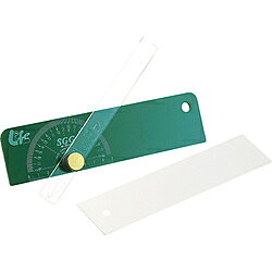 ■ソーガイドシリーズ用の角度調整用分度器です。■ソーガイドの角度設定に必要ですが、そのまま木材に角度線をケガくこともできます。■交換柄■伸縮■切り溝幅(mm)■柄部材質■完成品■ABS樹脂ソーガイドシリーズ用の角度調整用分度器です。